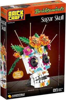 Brick Craft Bricktanicals Sugar Skull Building Set